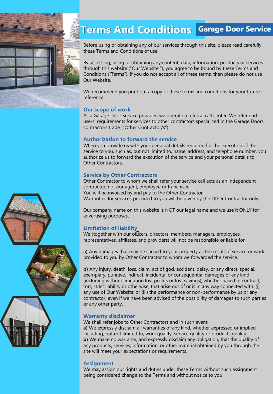 Capitol Garage Doors Hampton, GA 770-872-0960 - terms4